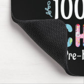 Lehrerspass am 100. Schultag Mousepad (Ecke)