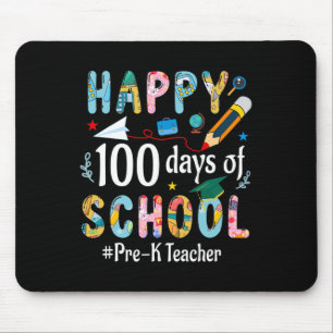 Lehrerspass am 100. Schultag Mousepad