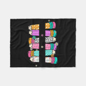 Lehrerstift für die Liebe Inspirierte Lehrerin zur Fleecedecke (Vorderseite (Horizontal))