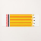 Lehrerstift mit Namen Yogamatte (Rückseite (Horizontal))