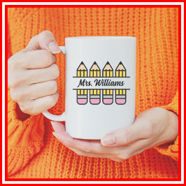 Lehrerstift zurück zur Schulbewertung Kaffeetasse