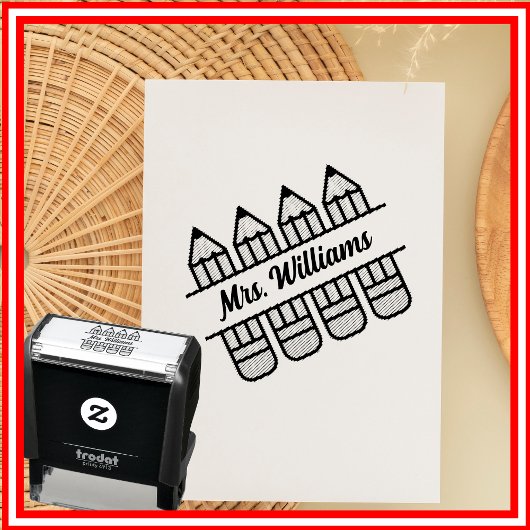 Lehrerstift zurück zur Schulbewertung Permastempel