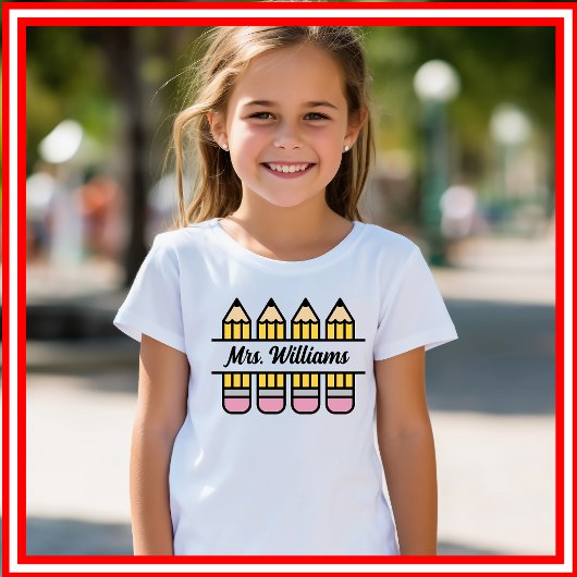 Lehrerstift zurück zur Schulbewertung Tri-Blend Shirt