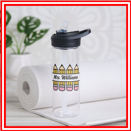 Lehrerstift zurück zur Schulbewertung Trinkflasche