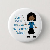 Lehrerstimme Button (Vorderseite)
