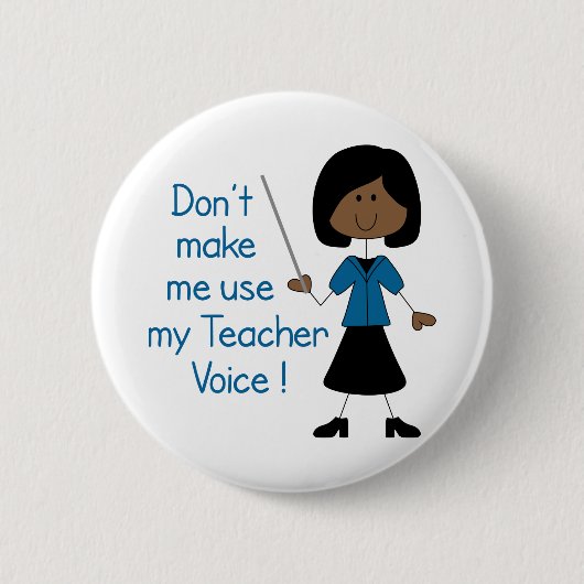 Lehrerstimme Button (Vorderseite)