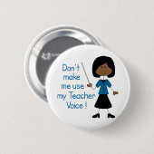 Lehrerstimme Button (Vorne & Hinten)