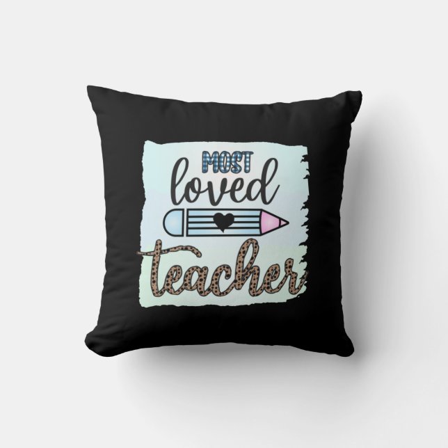 Lehrertag am liebsten Lehrer Kissen (Vorderseite)