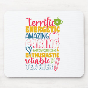 Lehrertag Erstaunlicher Fürsorglicher Lehrer Mousepad
