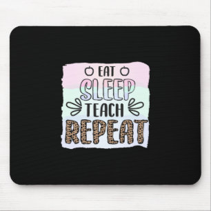 Lehrertag Essen Schlafunterricht Wiederholung Mousepad