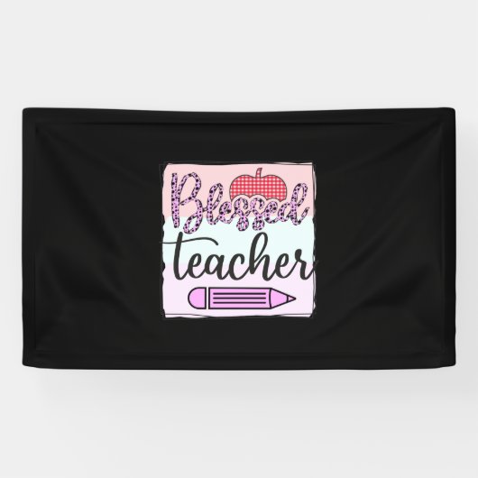 Lehrertag Gesegneter Lehrer Banner (Horizontal)
