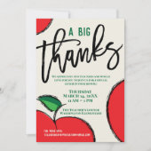 Lehrertag | Lehrerbewertung Vielen Dank Einladung (Vorderseite)