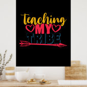 Lehrertag Unterrichten meines Stammes Poster (Küche)