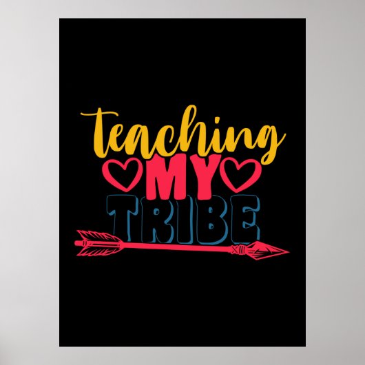 Lehrertag Unterrichten meines Stammes Poster (Vorne)