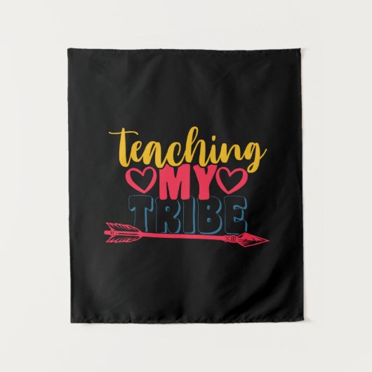 Lehrertag Unterrichten meines Stammes Wandteppich (Vorderseite)