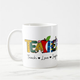 Lehrertagsgeschenk für die Liebe Inspiriert Kaffeetasse