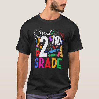 Lehrerteam 2. Klasse Zweite-Klasse-Truppe Mädchen T-Shirt