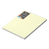 Lehrertools Blackboard & Apple Notepad Notizblock (Rotiert)