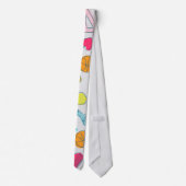 Lehrertools | Light Gray Necktie für Erzieher Krawatte (Rückseite)