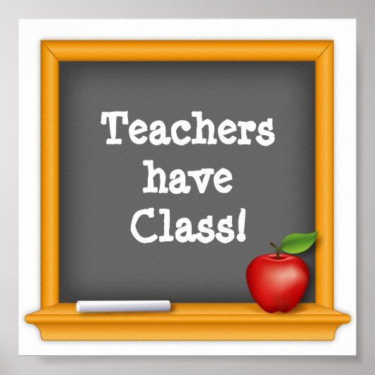 Lehrertribut Poster (Vorne)