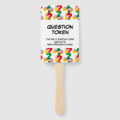 Lehrerunterricht Management FRAGTE eine Frage TOKE Fächer (Rückseite)