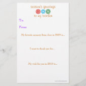 Lehrerurlaub Vielen Dank (Vorderseite)