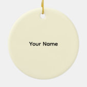 Lehrerverzierung Keramikornament (Hinten)