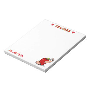 Lehrerwertungs-Wurm in Apple Add Name Notizblock