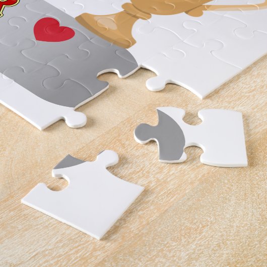 Lehrerwertungs-Wurm in Apple Add Name Puzzle (Seite)