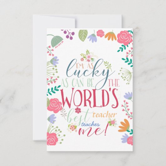 Lehrerwertungswoche Karte (Vorderseite)