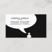 Lehrerwitz (Farbe anpassbar) Visitenkarte (Rückseite)