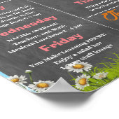 Lehrerwoche des Bloom Lehrer Poster (Ecke)