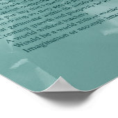 Lehrerziel Poster (Ecke)