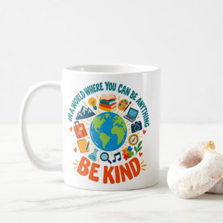 Lehrerzitat "Sei freundlich" Klassenzimmer-Ästheti Kaffeetasse