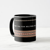 Lehrkraft danken tasse (Vorderseite Links)