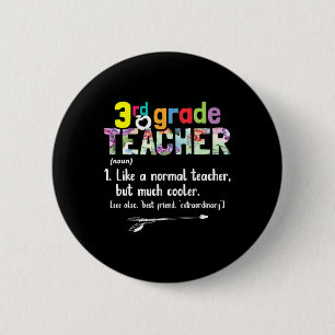 Lehrkraft der 3. Klasse Zur Schule Geschenk 3. Kla Button