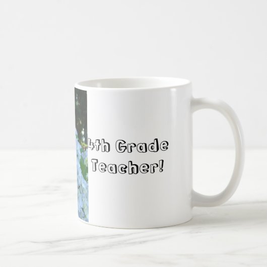 Lehrkraft Tasse Mugs Geschenke Lehrer Hortensien (Rechts)