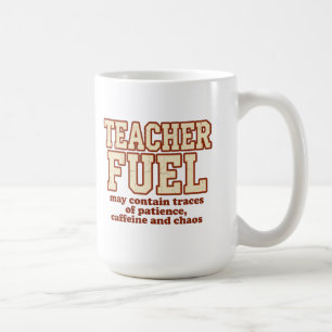 Lehrkraft-Treibstoff große 15oz Kaffeetasse