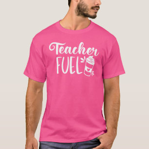 Lehrkraft Treibstoff Kaffee liebende Lehrerin T-Shirt