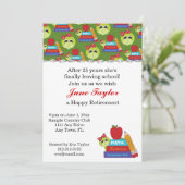 Lehrkräfte in der Schule bucht Party Einladung zur (Stehend Vorderseite)