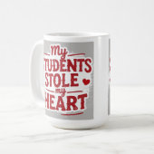 Lehrkräfte Liebe Kaffeetasse (Vorderseite Links)