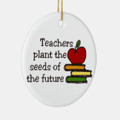 Lehrkräfte Pflanze Saatgut Keramik Ornament (Rechts)