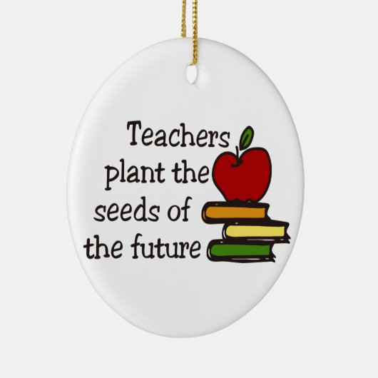 Lehrkräfte Pflanze Saatgut Keramik Ornament (Rechts)