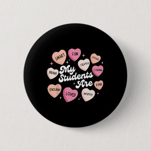 Lehrkräfte Positive Affirmationen Valentinstag Süß Button