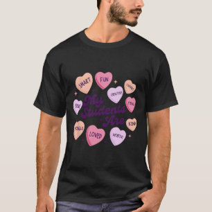 Lehrkräfte Positive Affirmationen Valentinstag Süß T-Shirt