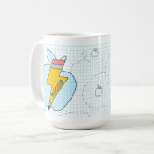 Lehrkräfte-Superkraft Kaffeetasse (Vorderseite Links)