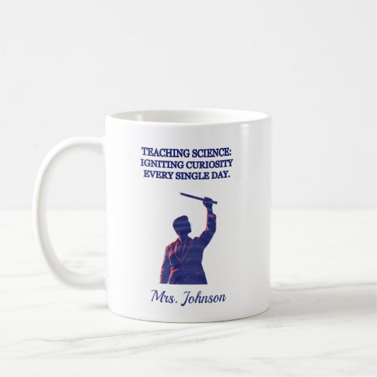 Lehrkräftebildner Design für Wissenschaft, das Neu Kaffeetasse (Links)
