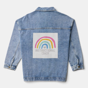 Lehrlehrer: Regenbogen des Lernens Jeansjacke