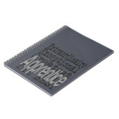 Lehrling Extraordinaire Notizblock (Linke Seite)