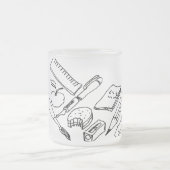 Lehrmaterial... Mattglastasse (Mittel)